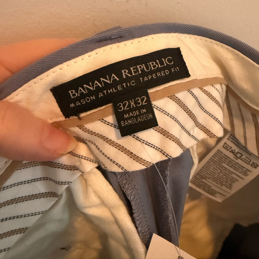 NWT Banana Republic Rapid Movement Chinos 32x32 - Picture 5 of 8